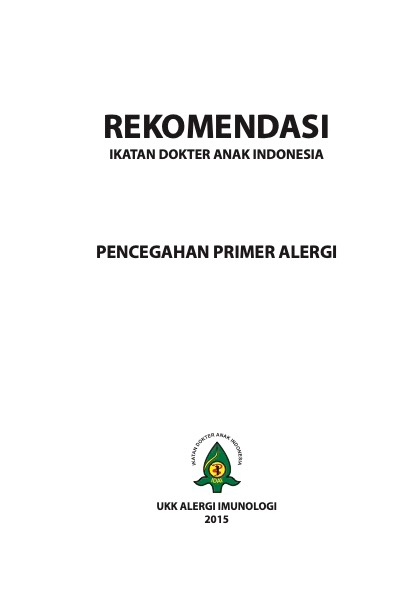 Rekomendasi Pencegahan Primer Alergi